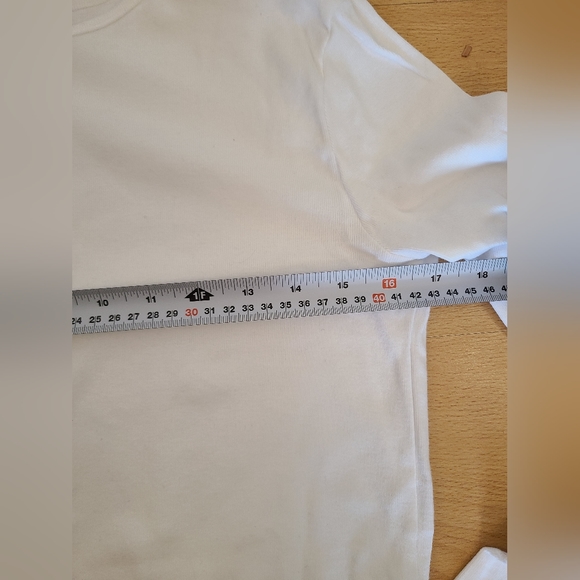 beautiful brandy melville oversized button down cardigan white cropped - Picture 5 of 9